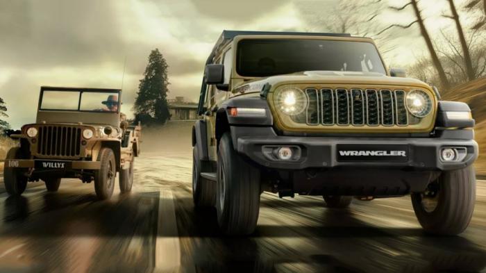 Το Jeep Wrangler 1941 Willys Edition τιμά τον στρατιωτικό πρόγονό του 